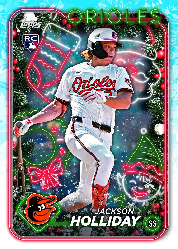 2024 Topps Holiday Baseball 6-Tin Box - 354 Cards