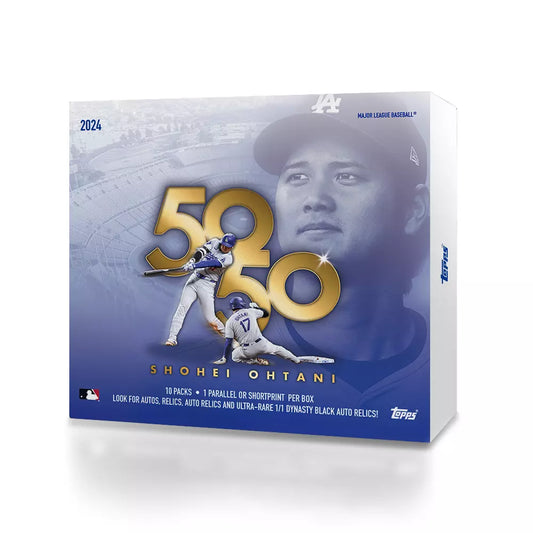 2024 Topps 50/50: Shohei Ohtani - Sealed 10-Pack Box Presale Est 12/30