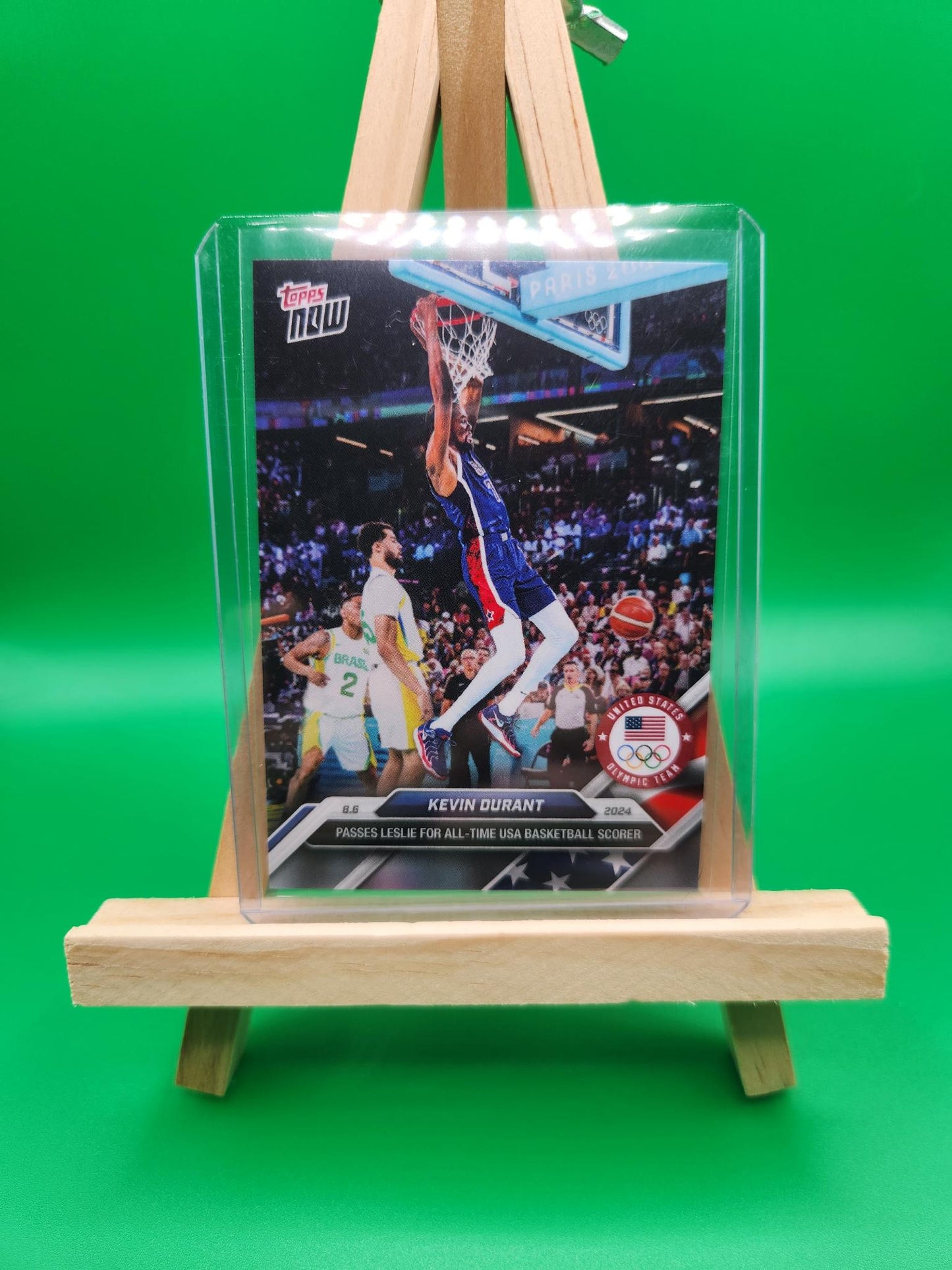 2024 Topps Now Olympics Complete USA Basketball Set - Lebron James, Stephen Curry, Kevin Durant x11 Cards!