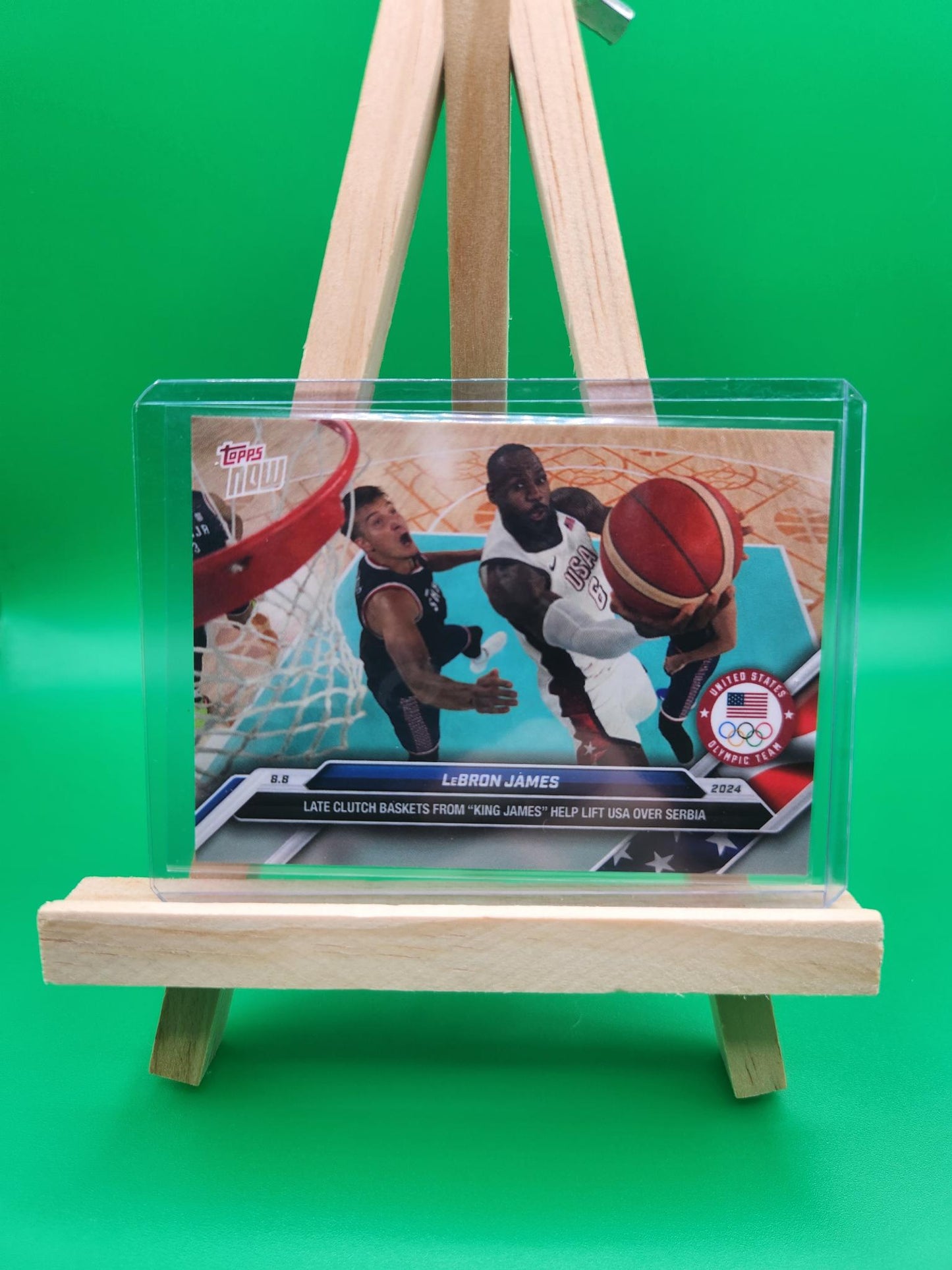 2024 Topps Now Olympics Complete USA Basketball Set - Lebron James, Stephen Curry, Kevin Durant x11 Cards!