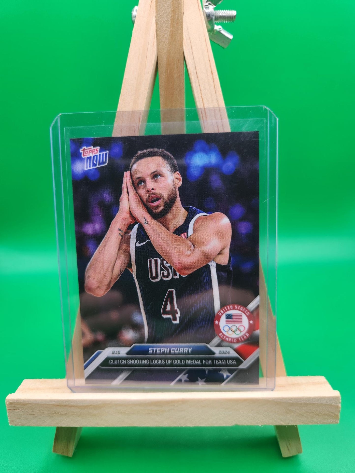 2024 Topps Now Olympics Complete USA Basketball Set - Lebron James, Stephen Curry, Kevin Durant x11 Cards!