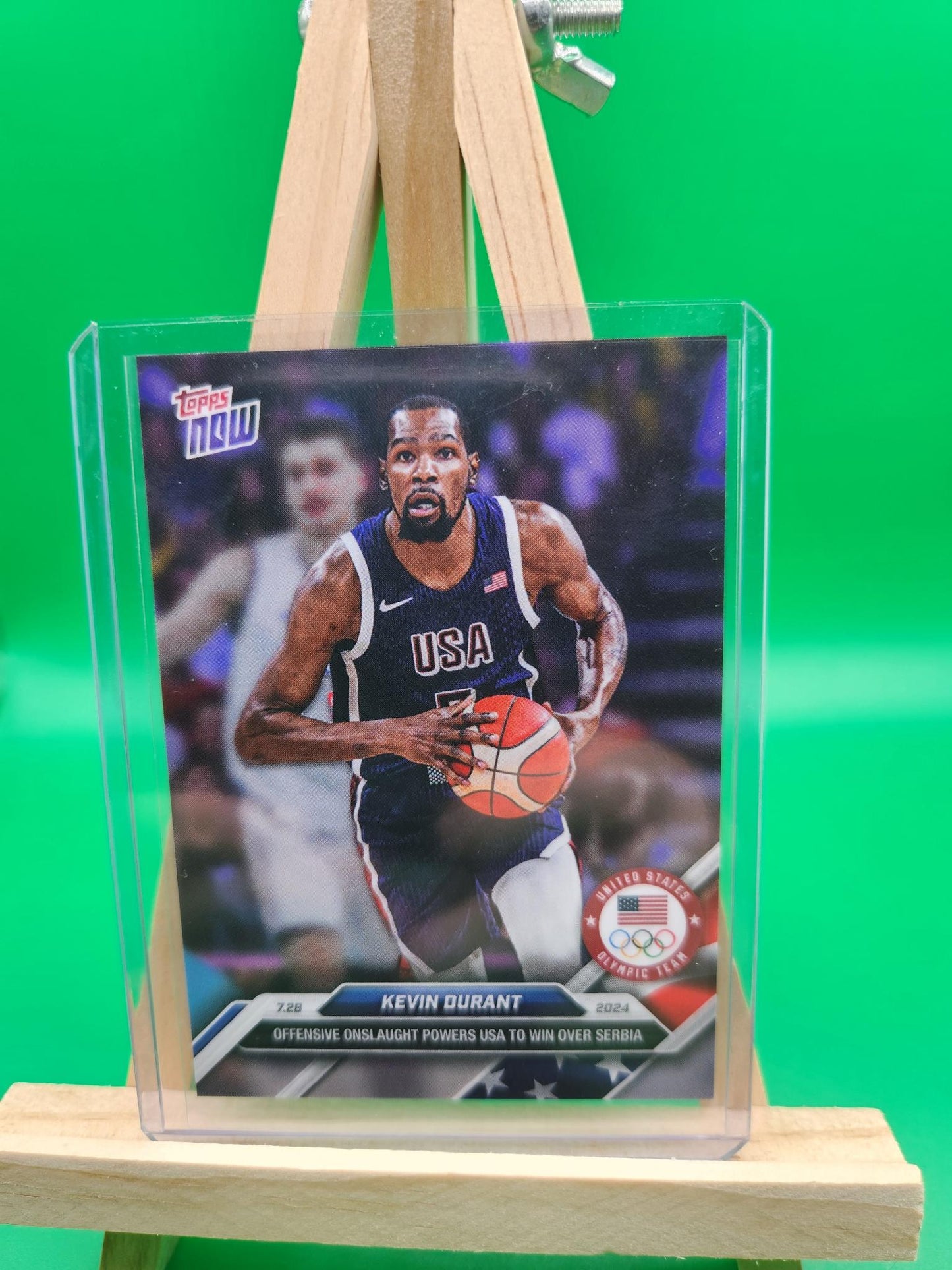 2024 Topps Now Olympics Complete USA Basketball Set - Lebron James, Stephen Curry, Kevin Durant x11 Cards!